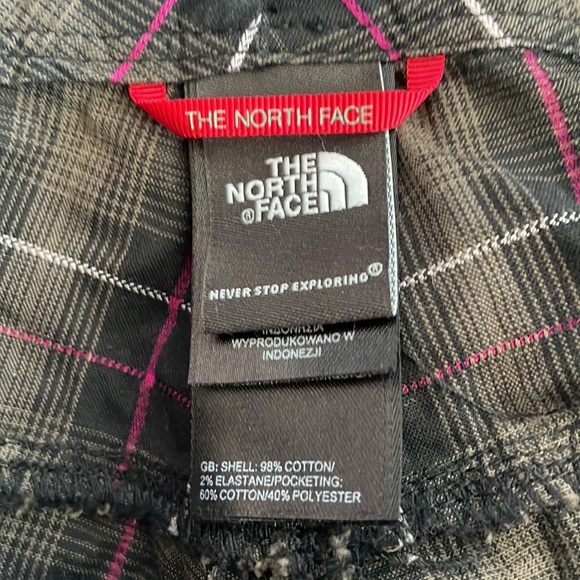 Plaid The North Face Shorts Size 6 - Picture 5 of 6